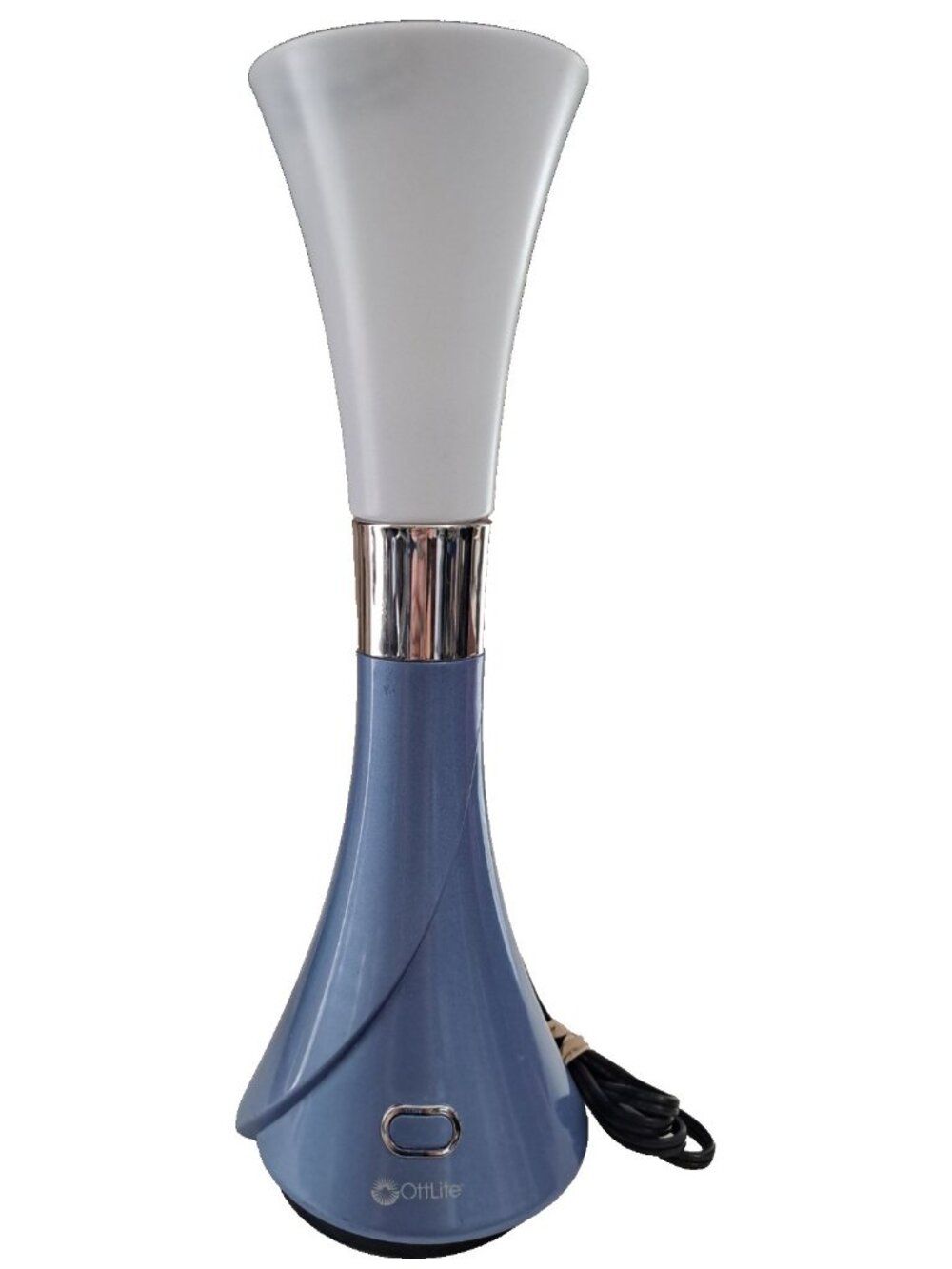 Ottlite Blue Tulip Adjustable Gooseneck Desk Lamp 15Watt